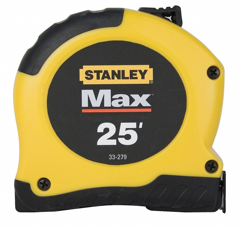 STANLEY 25 ft Tape Measure, 1 1/8 in Blade