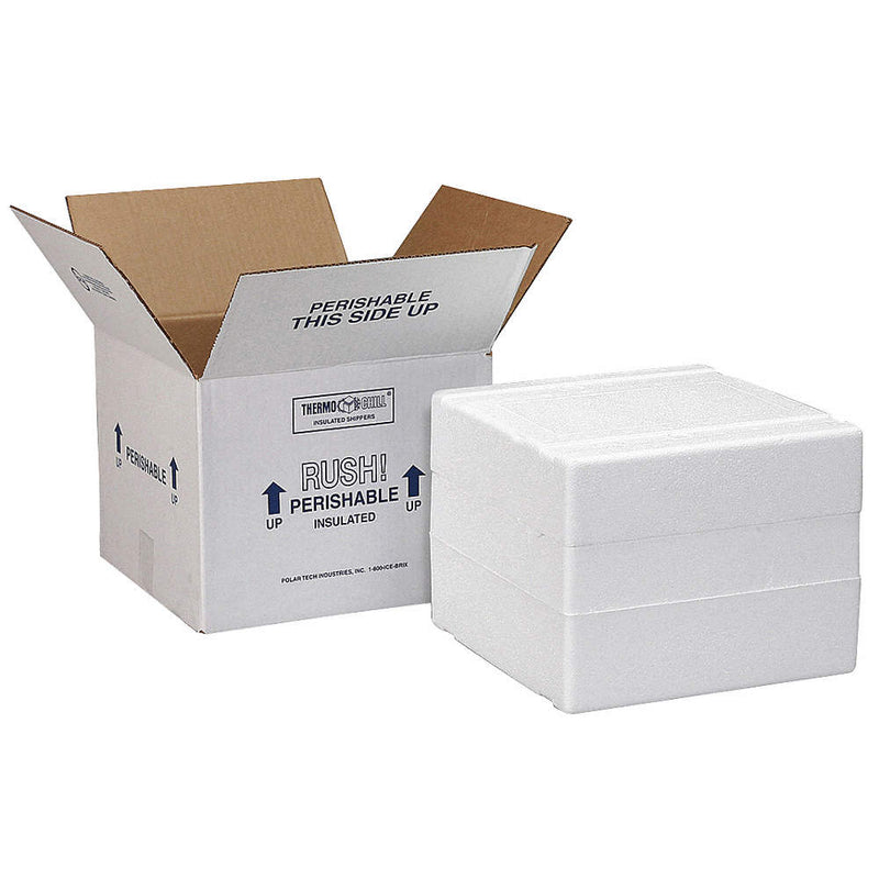 Insultaed Multi-Depth Bio Shipper Foam & Carton