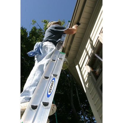 24ft Extension Ladder, Aluminum, Type II