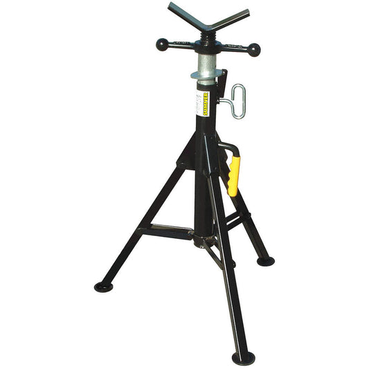 Hi Fold-a-Jack V-Head Pipe Stand, 24 In.