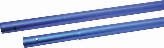 Push Button Handle, 1-3/4x72 In, Alum, Blue