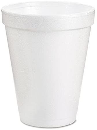 Hot Cup 8 oz. White, Foam, Pk1000