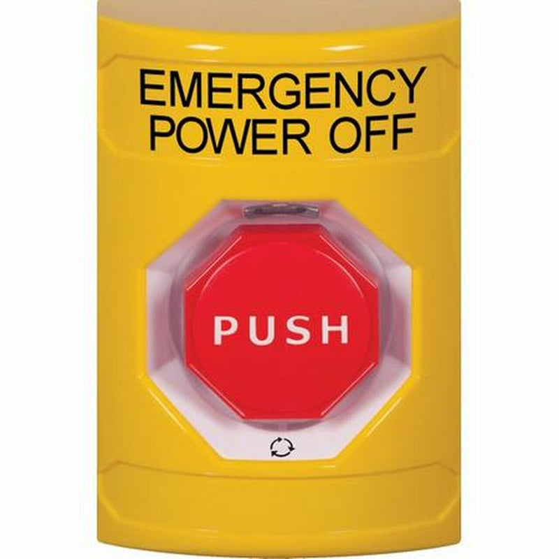 Emergency Power Off Push Button, 2-7/8" D