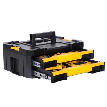 TSTAK® IV 7" Stackable 18-Compartment Double Shallow Drawer Small Parts Organizer