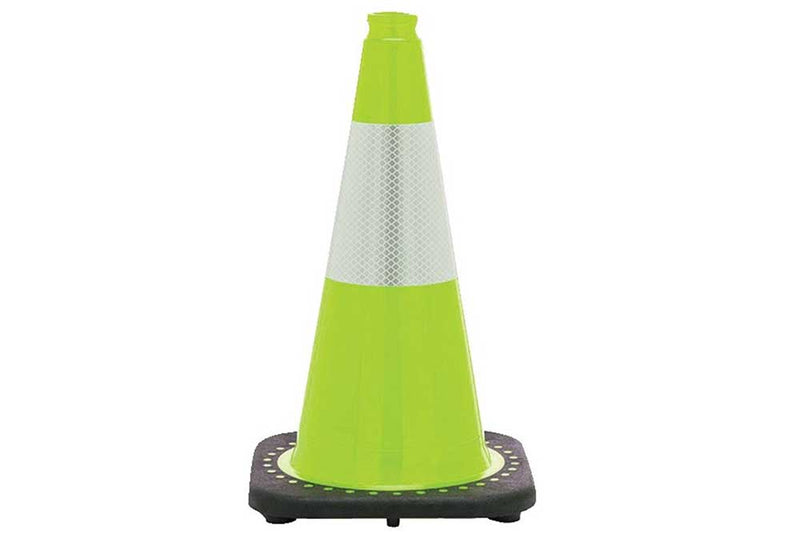 Traffic Cone, 3 lb., Lime Cone Color