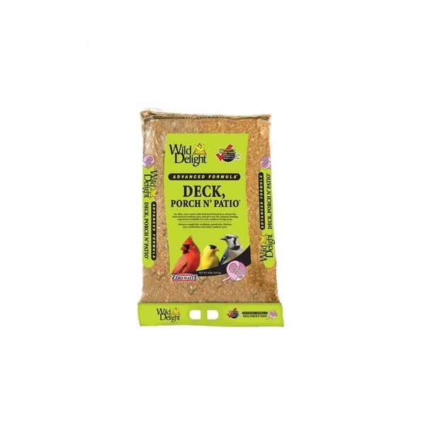 Wild Delight Advanced Formula Deck Porch N' Patio Assorted Species Sunflower Kernels Bird Seed 20 lbs