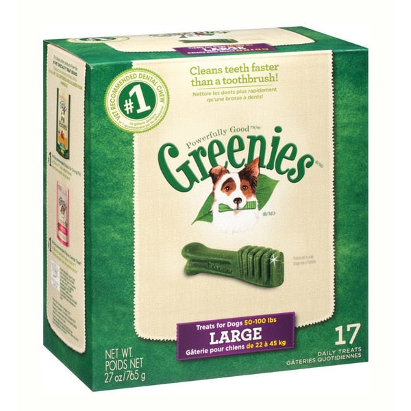 Greenie Dog Treat Tub Lg