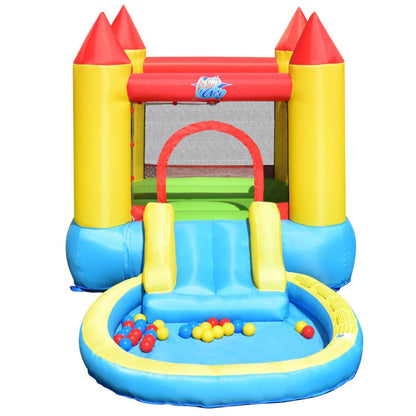 Inflatable Kids Slide Bounce House with 580w Blower