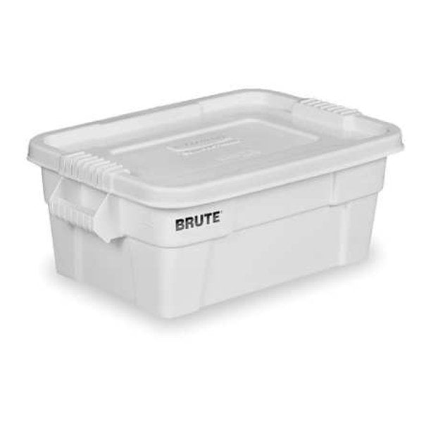 Rubbermaid Commercial Products Brute Tote Storage Container With Lid