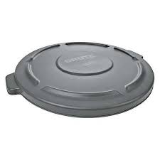 Rubbermaid Commercial Products Brute Heavy-Duty Round Trash/Garbage Lid
