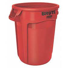 Rubbermaid Commercial Products =BRUTE Heavy-Duty Round Trash/Garbage Can