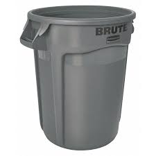 Rubbermaid Commercial Products Brute Heavy-Duty Round Trash/Garbage Can