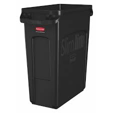 High-Quality Resin Blend Rectangular Trash Can