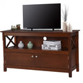 44 Inch Wooden Storage Cabinet TV Stand