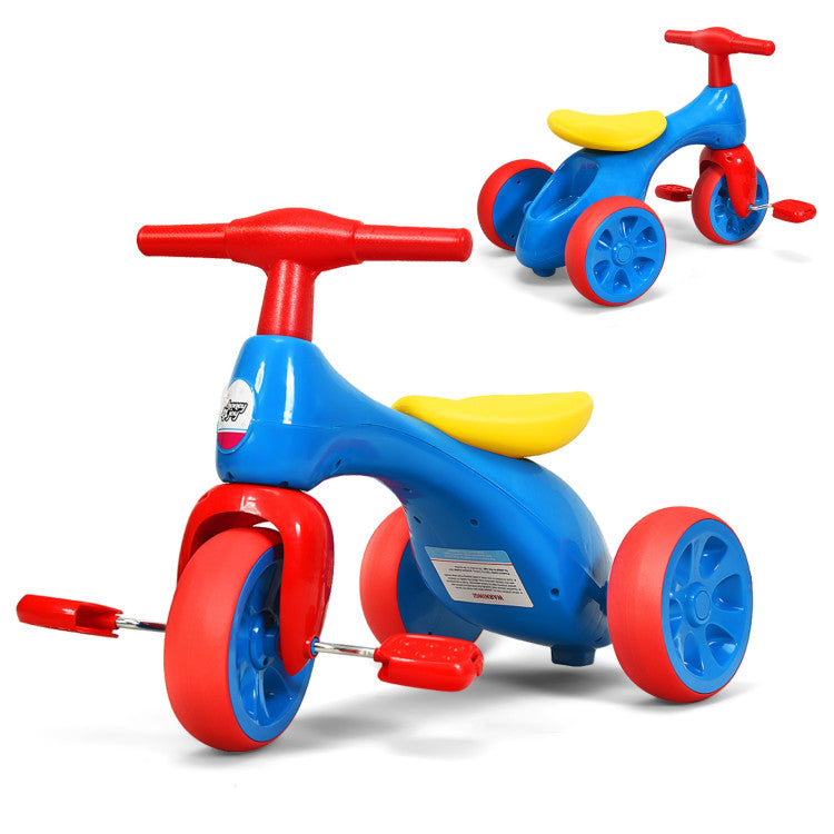 Costway Kids Riding Balance Bike with Sound and Storage Box