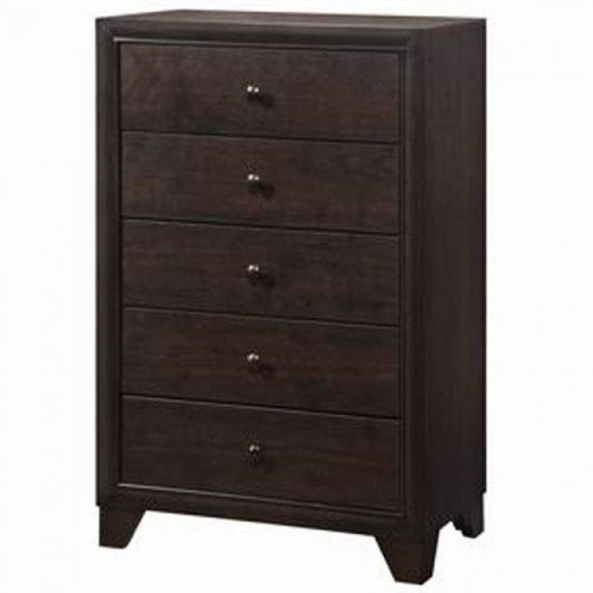 Home 5 Drawer Chest Dresser Storage Cabinet