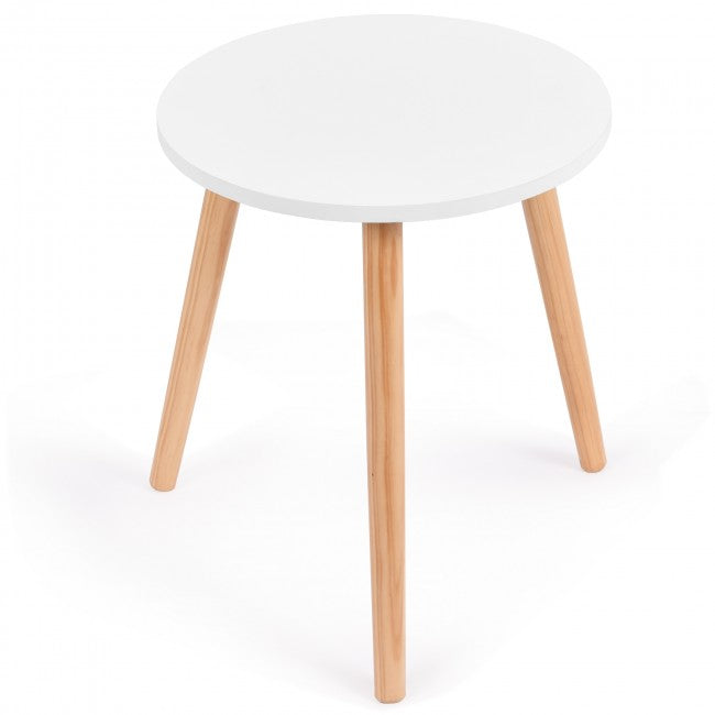 Small Modern Round Coffee Tea Side Table