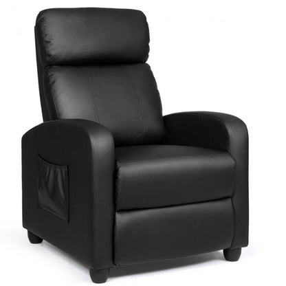 Recliner Sofa Wingback Chair with Massage Function