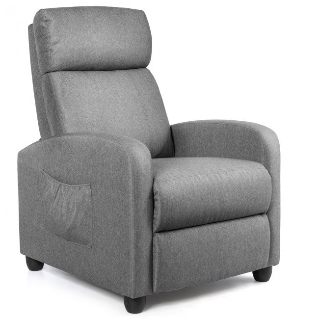 Recliner Sofa Wingback Chair with Massage Function