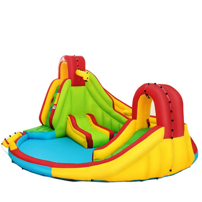 Kids Gift Inflatable Water Slide Bounce Park with 480 W Blower