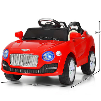 Costway 6V Kids RC SUV Ride-on Car with Remote Control and MP3