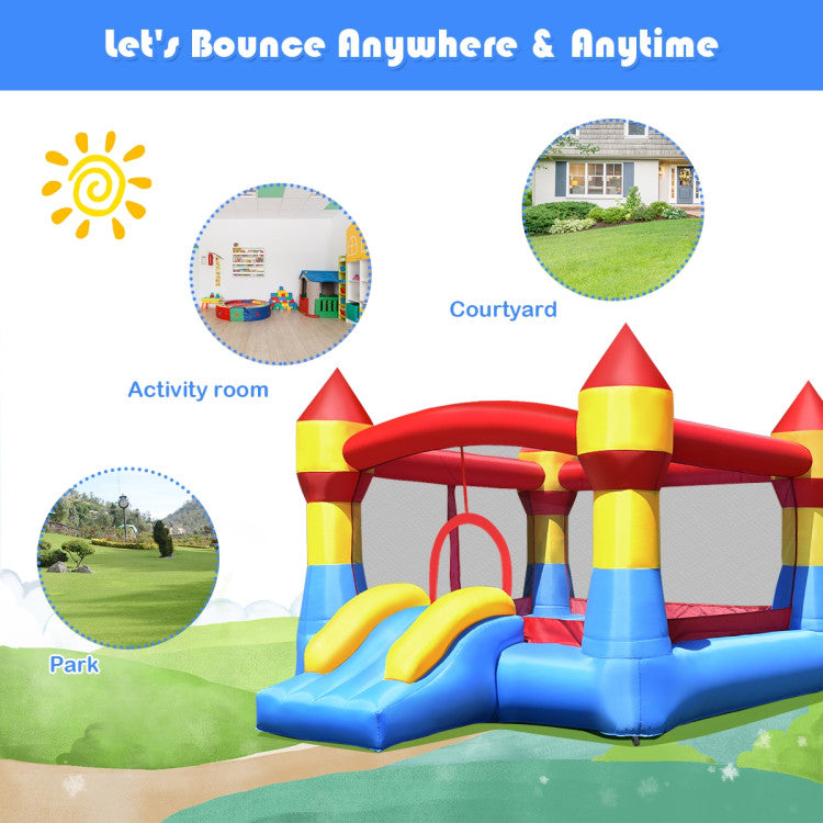 Costway Inflatable Bounce House Castle Jumper Without Blower