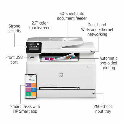 HP LaserJet Pro M283cdw Wireless Color Printer
