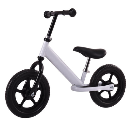 Costway 12-Inch Kids No-Pedal Bike with Adjustable Seat