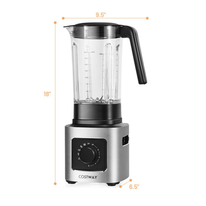 1500W 5-Speed Countertop Smoothie Blender with 5 Presets and 68oz Tritan Jar