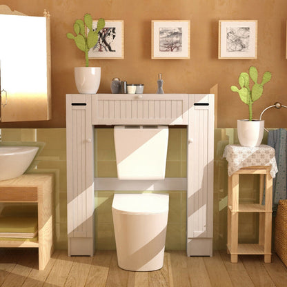 Costway Wooden over the Toilet Storage Cabinet