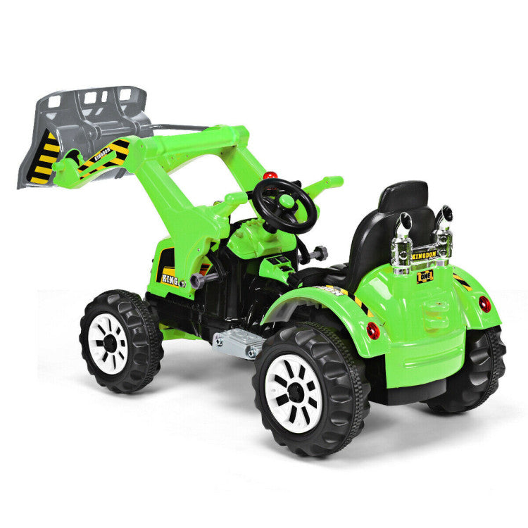 Costway 12V Battery Powered Kids Ride-on Dumper Truck