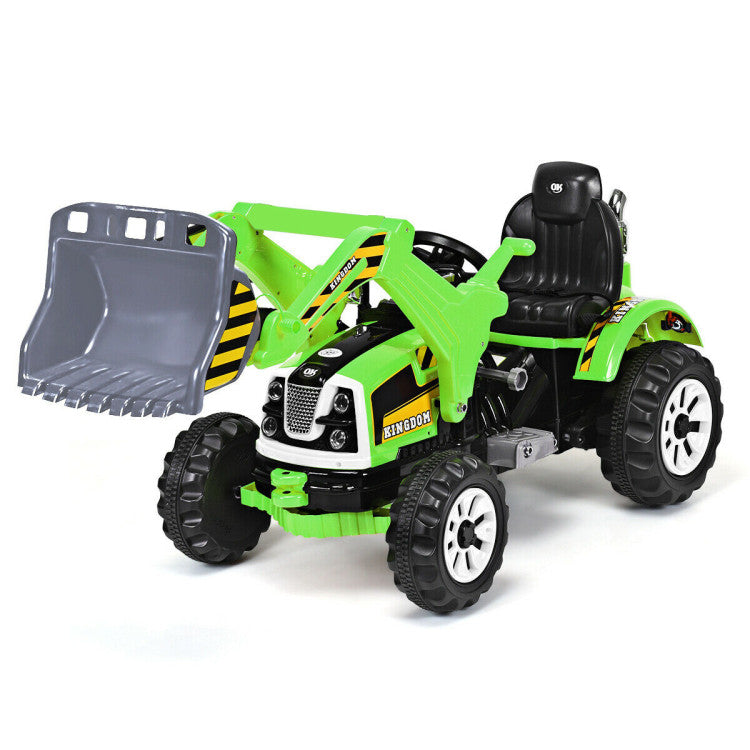 Costway 12V Battery Powered Kids Ride-on Dumper Truck