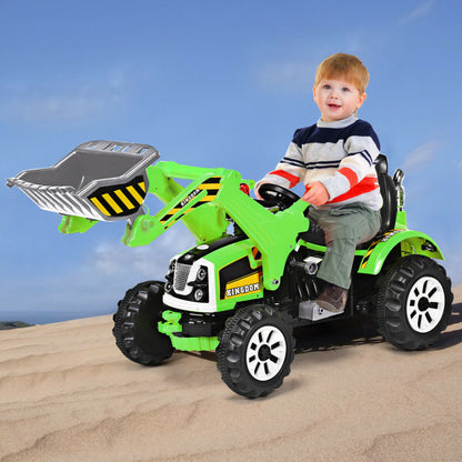 Costway 12V Battery Powered Kids Ride-on Dumper Truck