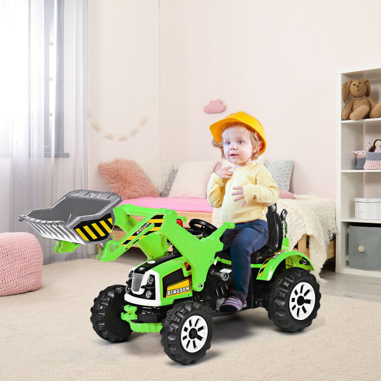 Costway 12V Battery Powered Kids Ride-on Dumper Truck