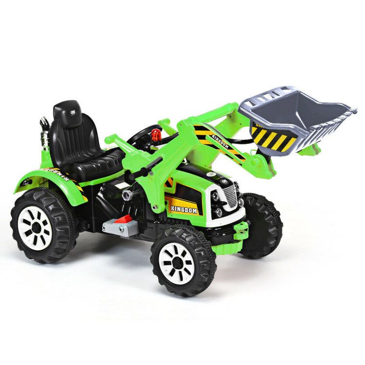 Costway 12V Battery Powered Kids Ride-on Dumper Truck