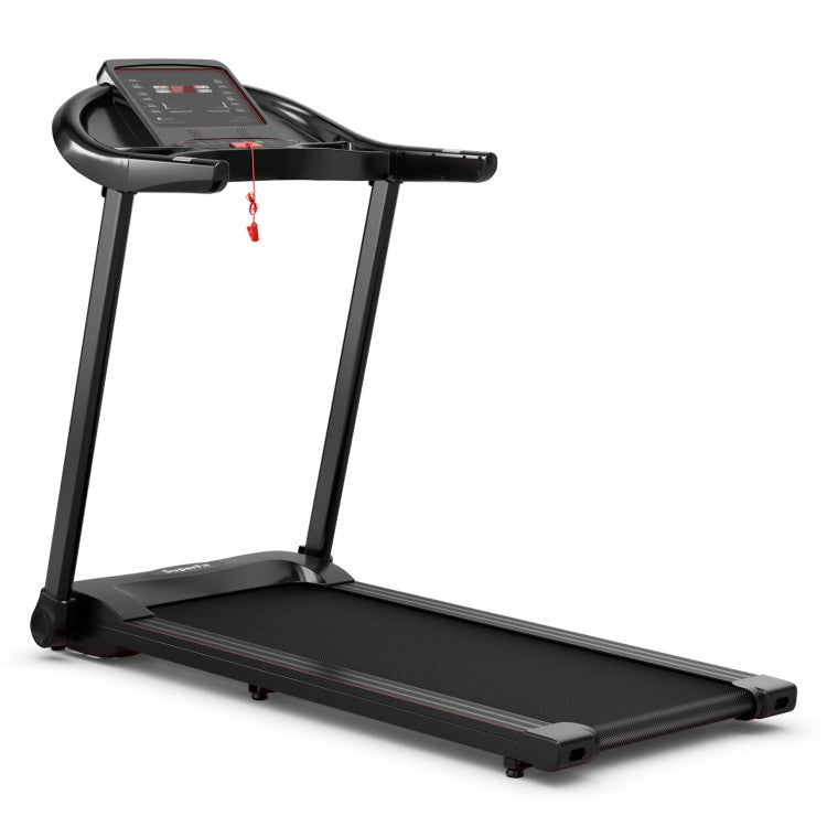 2.25HP Electric Folding Treadmill with HD LED Display and APP Control Speaker