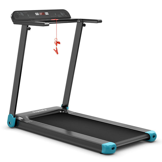 Costway 2.25 HP Electric Folding Treadmill with HD LED Display and APP Control Speaker