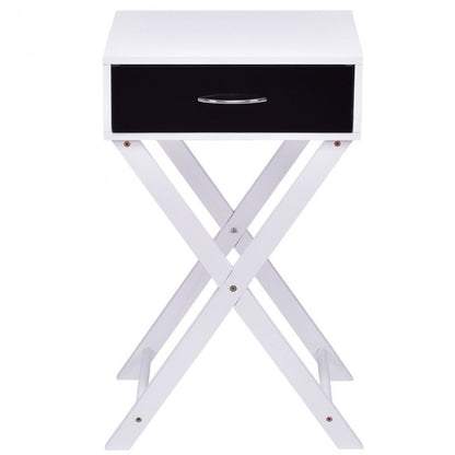 Modern X-Shape Accent Side End Table