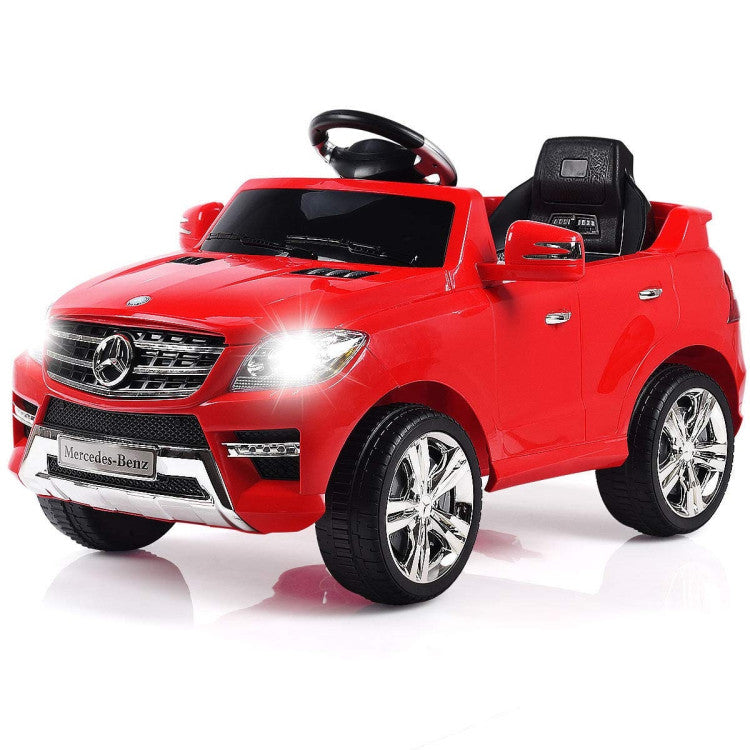 Costway 6V Mercedes Benz Kids Ride on Car with MP3+RC