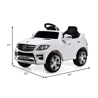 Costway 6V Mercedes Benz Kids Ride on Car with MP3+RC