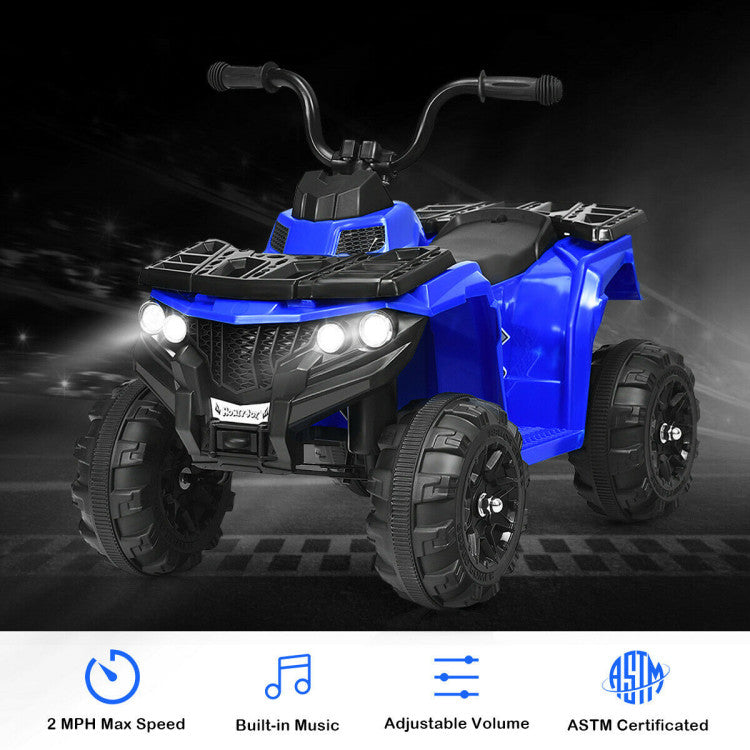 Costway 6V Battery Powered Kids Electric Ride on ATV