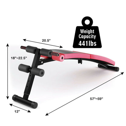 Abdominal Twister Trainer with Adjustable Height Exercise Bench