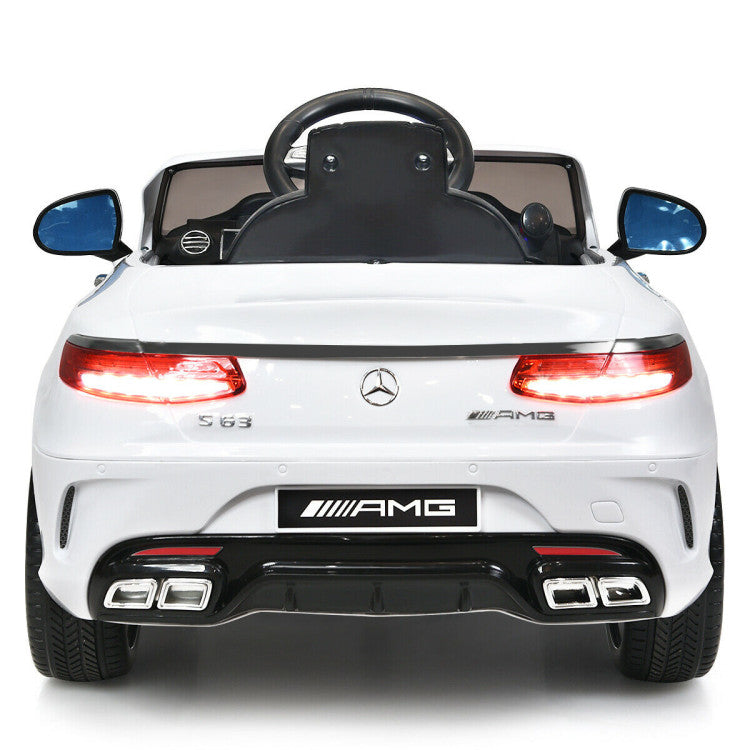 Costway 12 V Mercedes-Benz S63 Licensed Kids Ride On Car