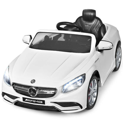 Costway 12 V Mercedes-Benz S63 Licensed Kids Ride On Car