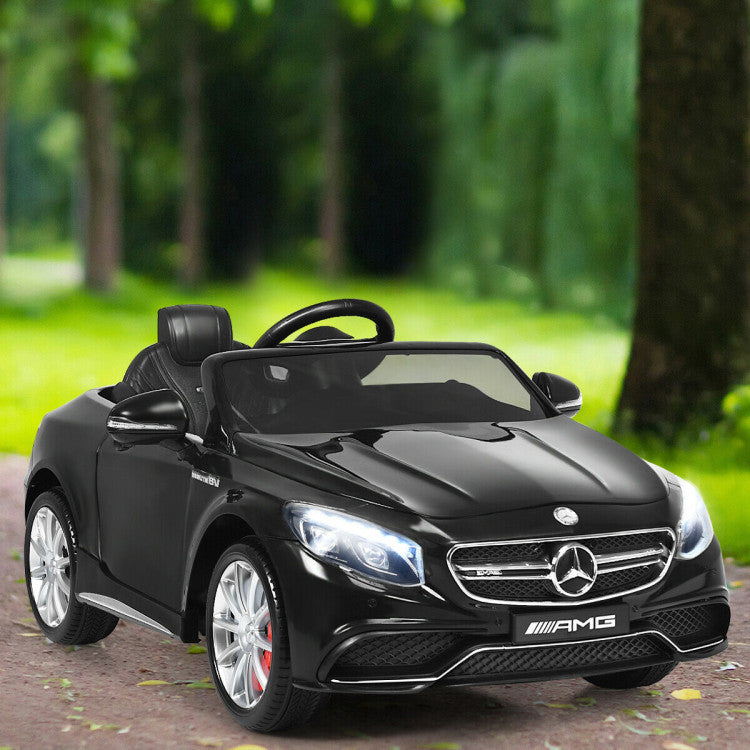 Costway 12 V Mercedes-Benz S63 Licensed Kids Ride On Car